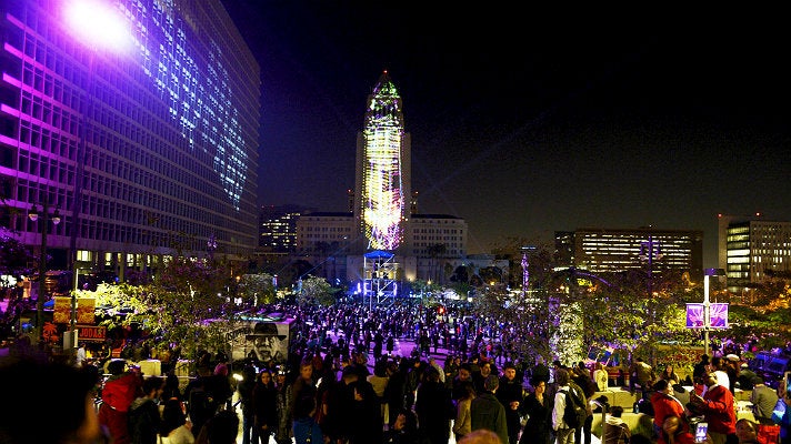 New Year&#039;s Eve Los Angeles at Grand Park