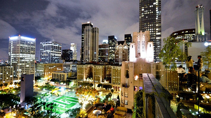 Pershing Square viewed from Perch