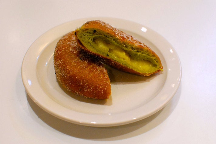 Green tea donut at Cafe Dulce