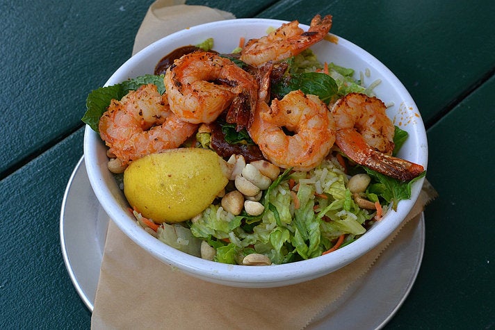 Spicy shrimp bowl at Lincoln