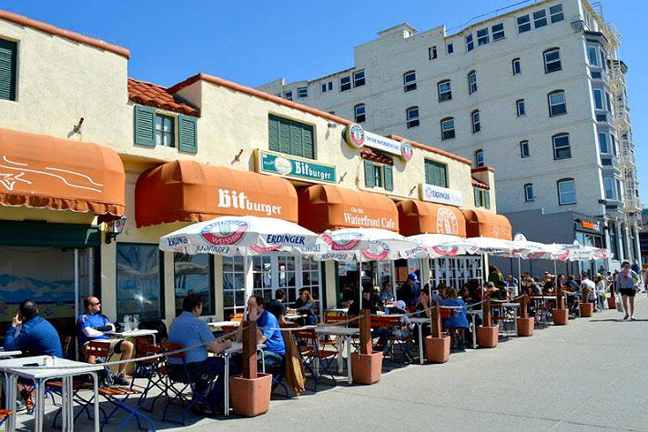 On the Waterfront Cafe at Venice Boardwalk