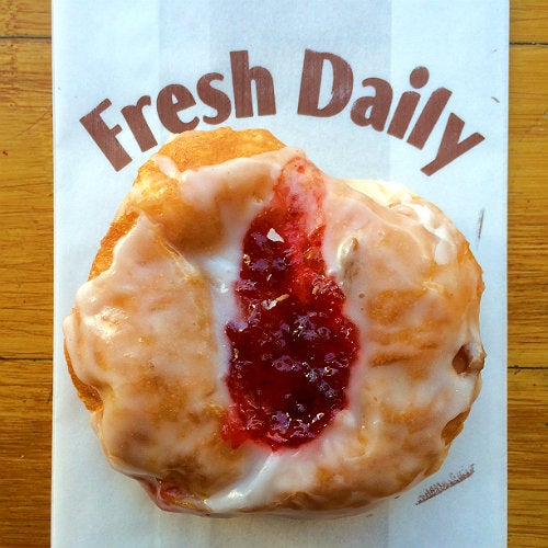 Peanut butter and jelly doughnut at Stan&#039;s Donuts