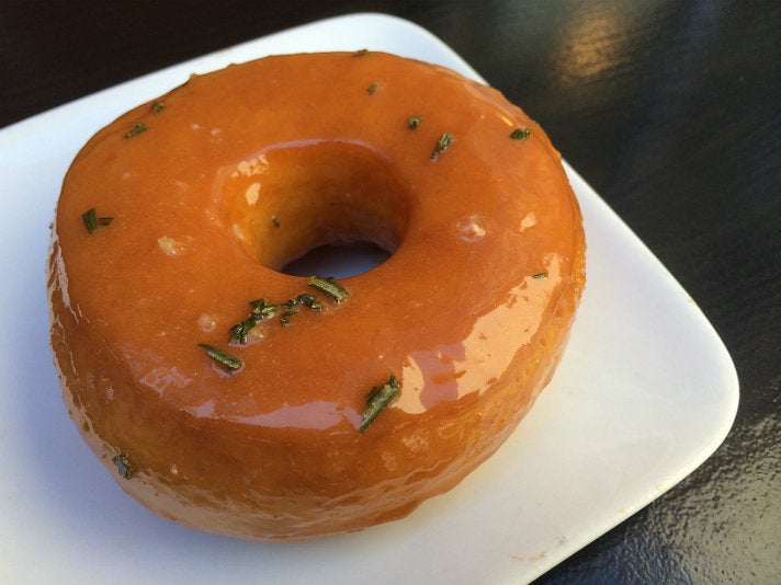 Rosemary caramel donut at The Sycamore Kitchen