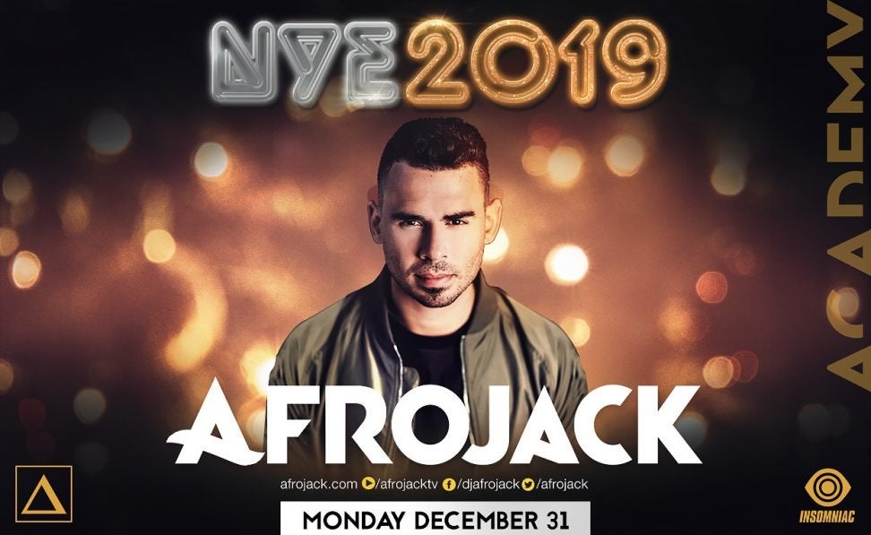 Afrojack at Academy LA NYE 2019