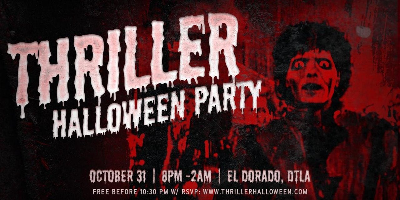 &quot;Thriller&quot; Halloween party at El Dorado in DTLA