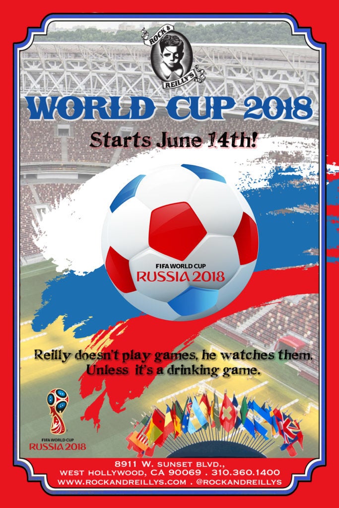 World Cup 2018 at Rock &amp; Reilly&#039;s