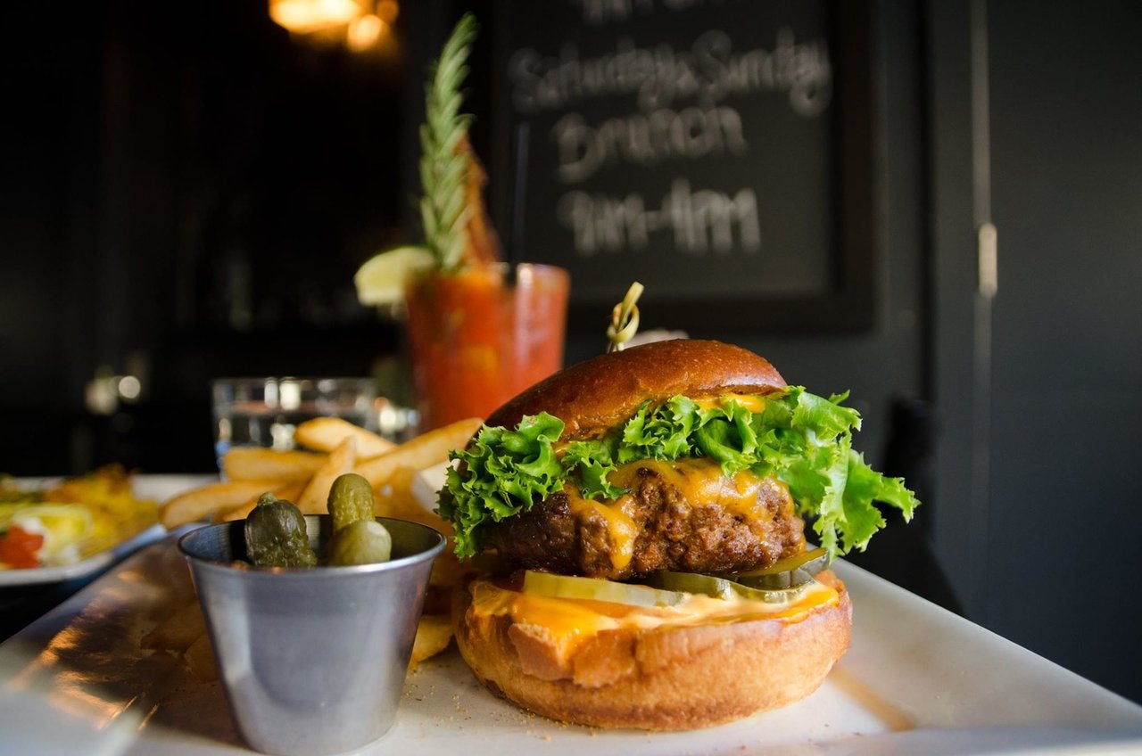 The Teragram Burger at Cafe Teragram