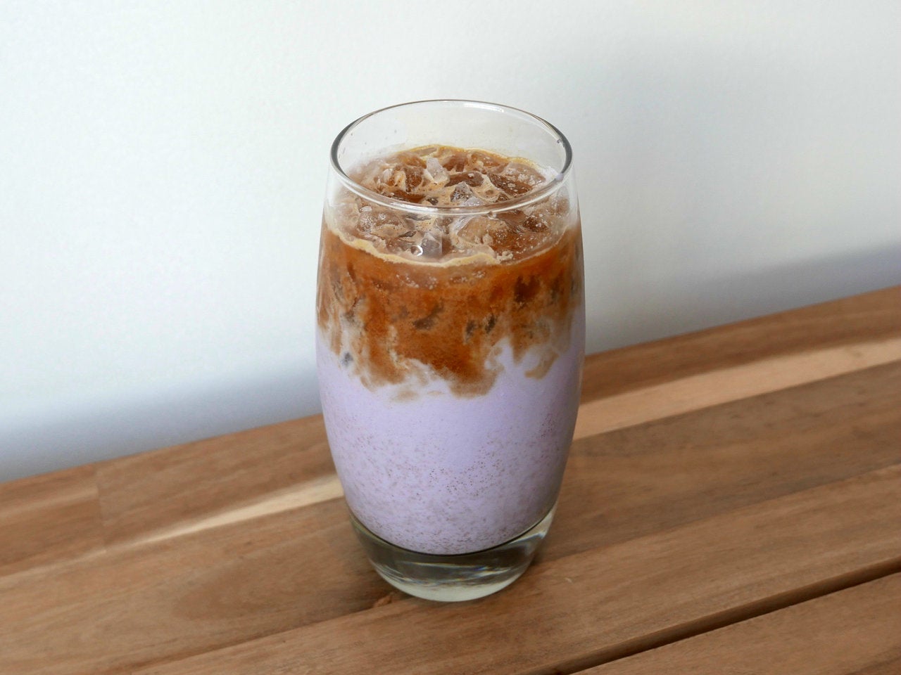 &quot;Dirty&quot; ube horchata at FrankieLucy Bakeshop in Silver Lake