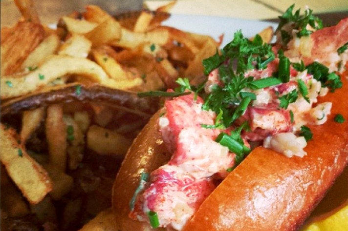 Lobster roll at The Hungry Cat