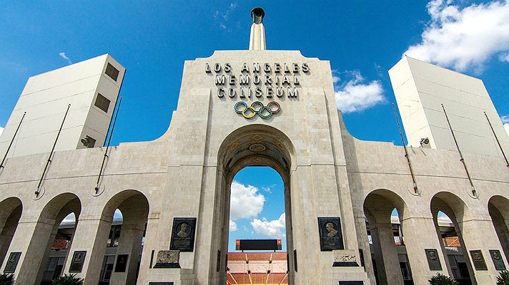 Los Angeles Memorial Coliseum peristyle