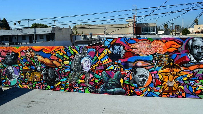 “Siqueiros: La Voz de la Gente!” mural in Culver City